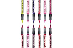 Karin Brush Marker Pro 12 Flower Colors Set: Unleash Vibrant Blooms for Artistic Masterpieces