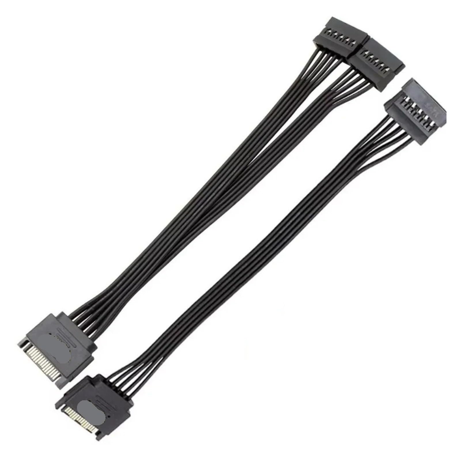 Cavo sdoppiatore a Y SATA 15 pin maschio-femmina da 22/32 cm(32cm-1 to 2)