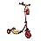 Huffy Disney Pixar Cars Preschool Scooter with Lights, Bell, and Water Bottle, Superhero Red