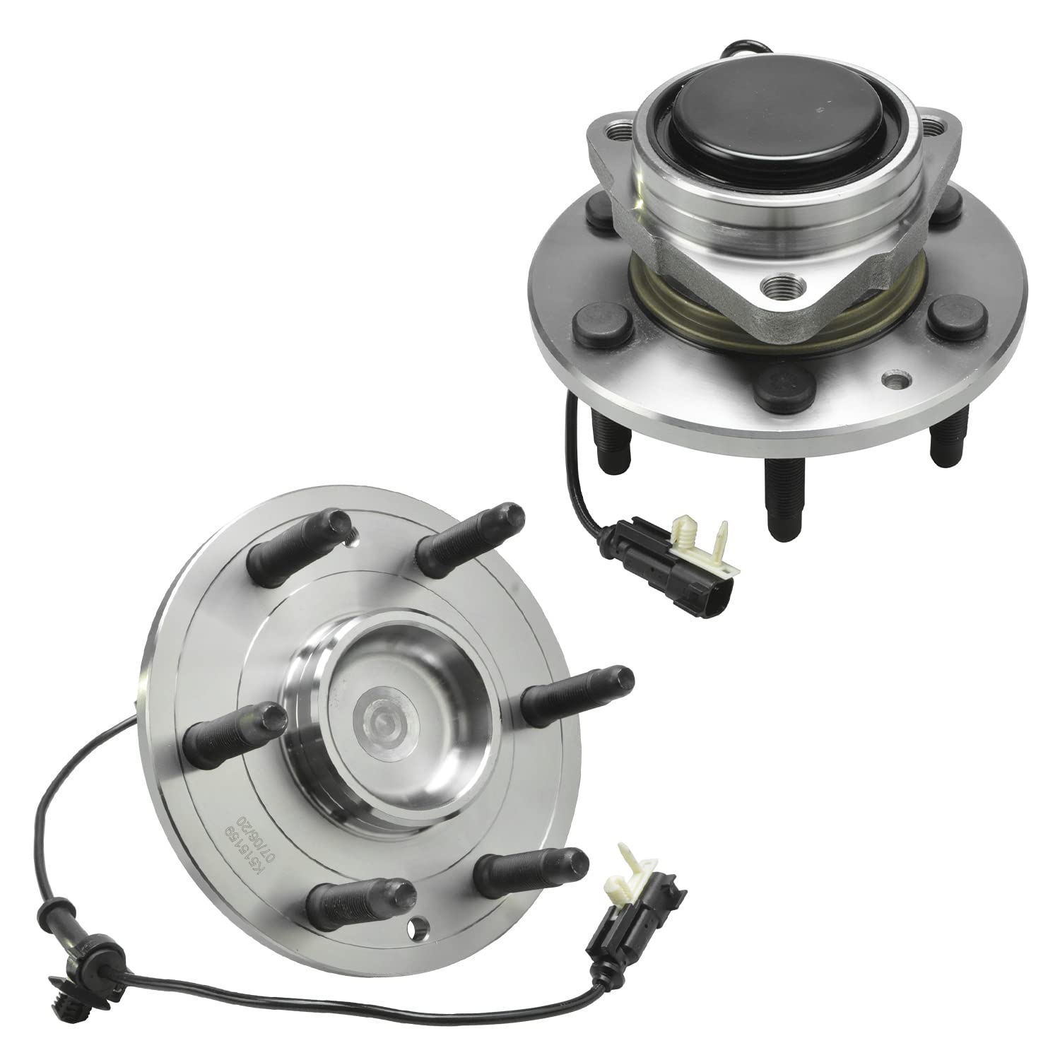 Detroit Axle Front Wheel Bearing Hub Assembly — Pair