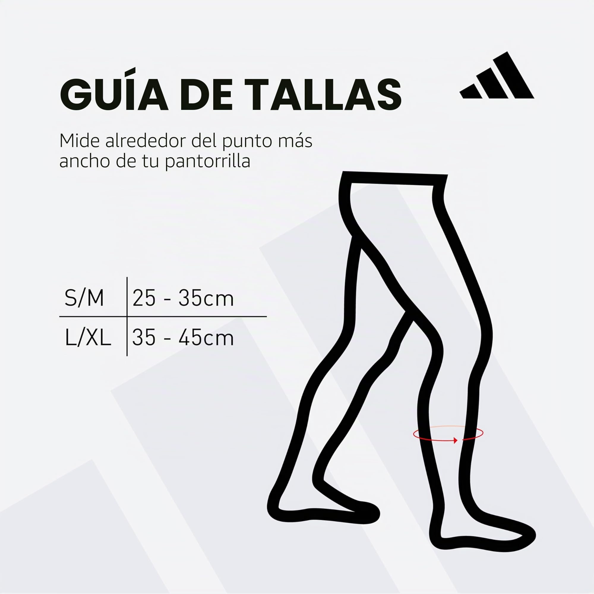 adidas Mangas de compresión para pantorrillas