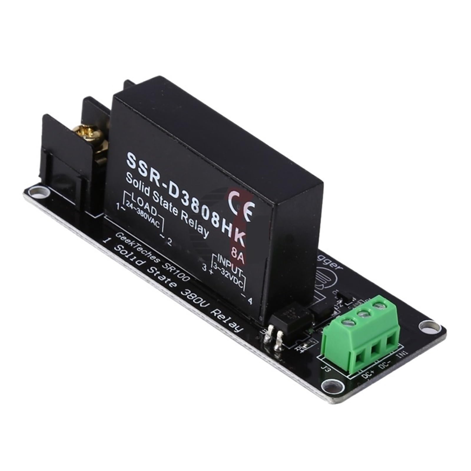 Module SSR 380V 8A relais statique 1 canal à déclenchement commutable pour isolation thermique