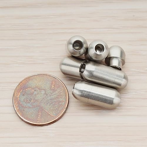 Miniatura 10 de Cierre magnético de acero inoxidable con agujero interior de 0.118 in0.157 in0.197 in0.236 in0.315 in cierre de joyería