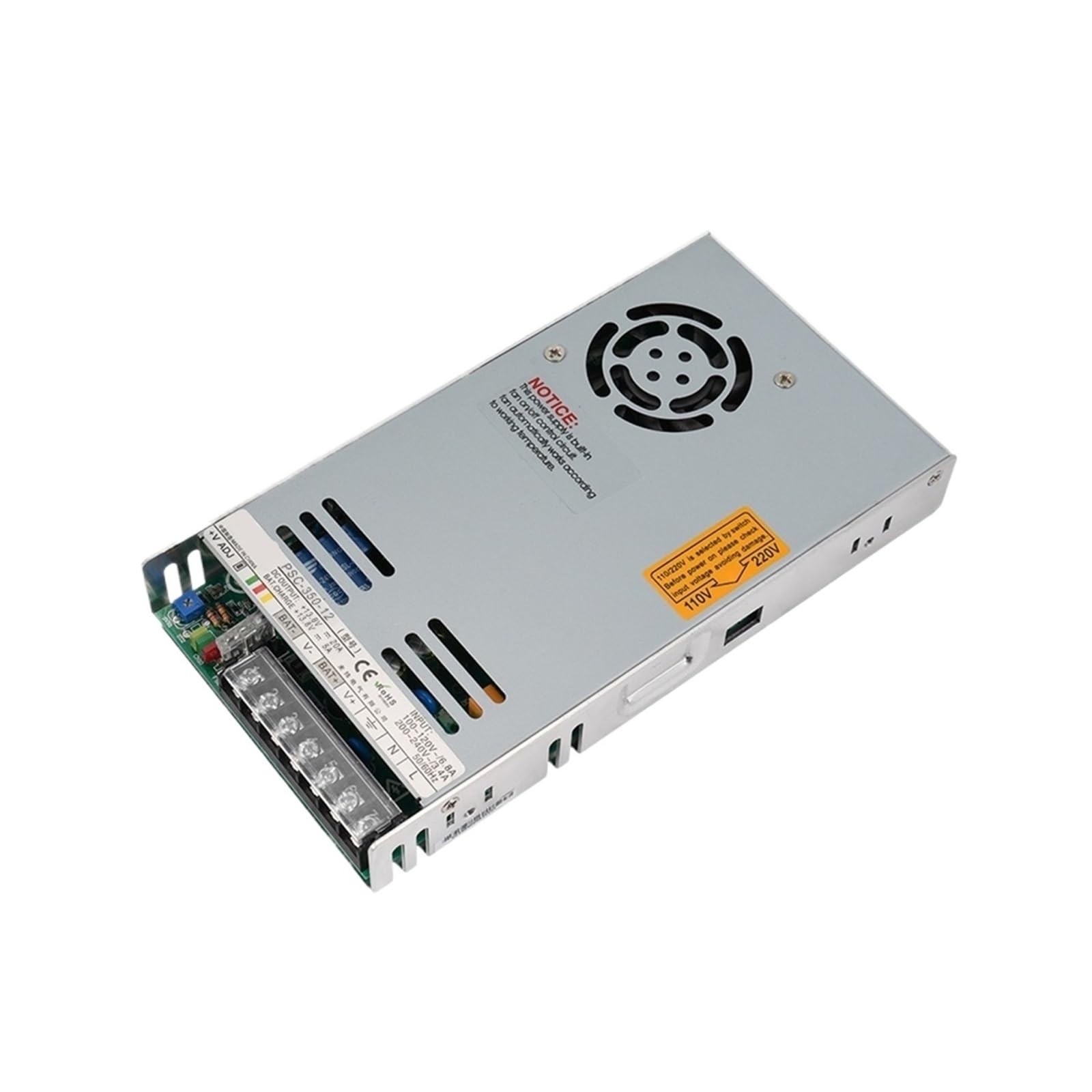 JGNAYRKJQI 350W Charger Switching Power Supply 12V 24V AC DC 13.8V 20A 27.6V 10A Uninterruptible Power PSC-350-12 PSC-350-24