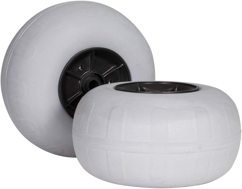 Wilderness Systems 13" Beach Wheels | Pair - for Heavy Duty Kayak Cart | Replacement Kayak Cart Wheels | Grey (8070172)
