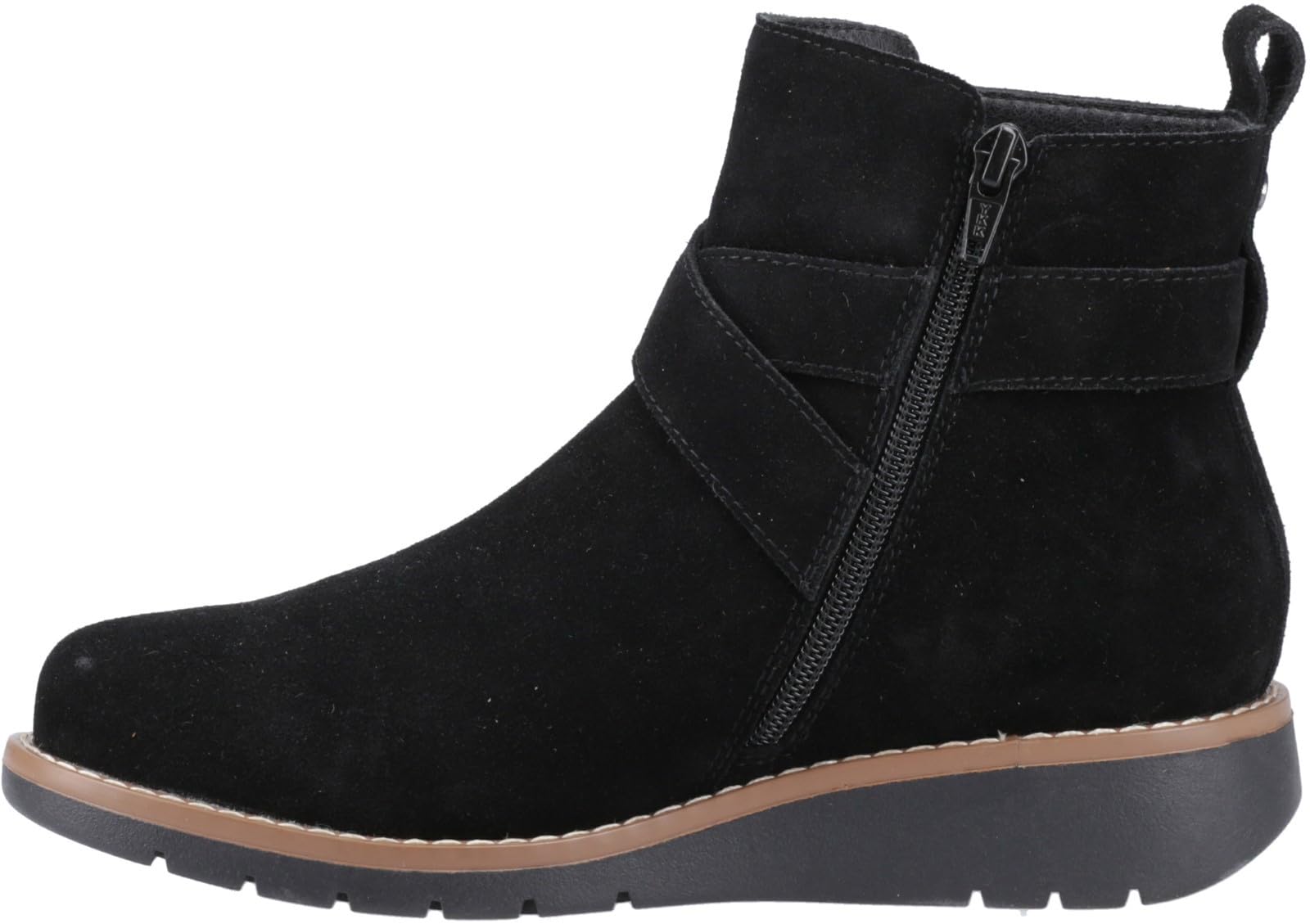 Hush Puppies Female Lyra Buckle Boot, Black, 4
