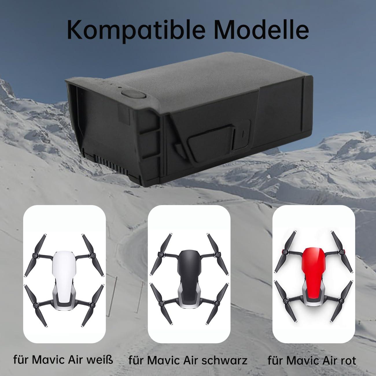 Homesuit Mavic Air accu, 11,55 V, 2375 mAh, intelligente vliegaccu voor