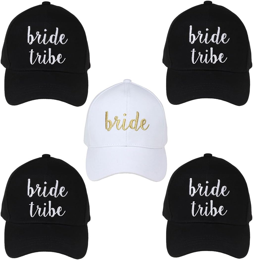 Funky Junque Women’s Bridal Baseball Cap Cursive Embroidered Sayings Bachelorette Party Bridal Shower Bridesmaid Hat