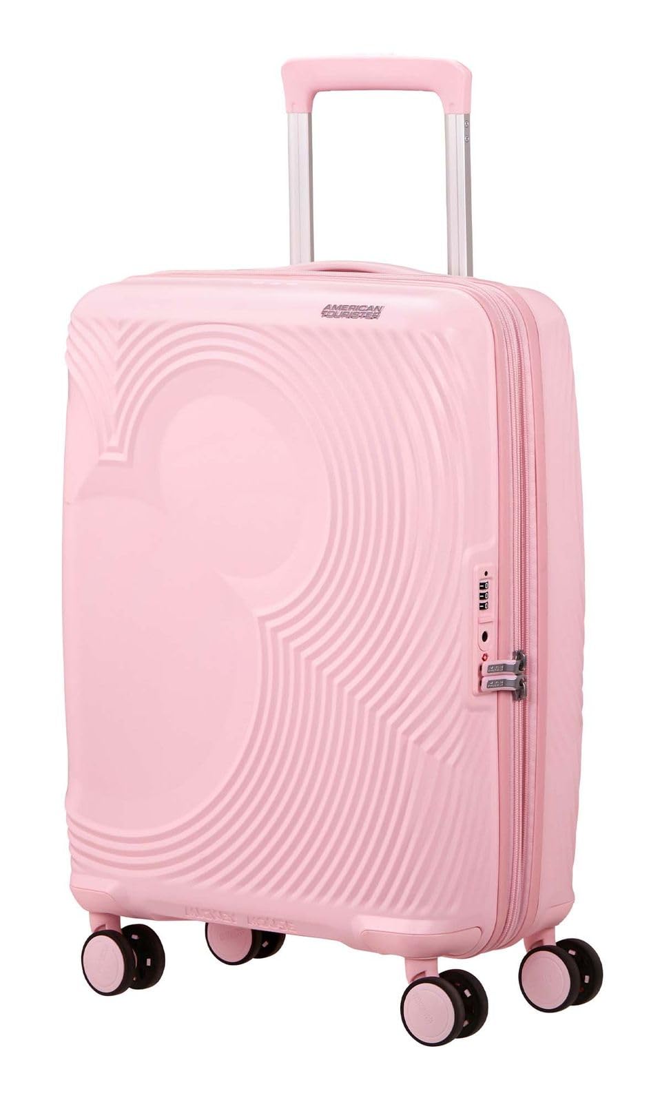 American Tourister Trolley Mickey Magic 55/20 EXP TSA Mickey Pastel Pink Rosa