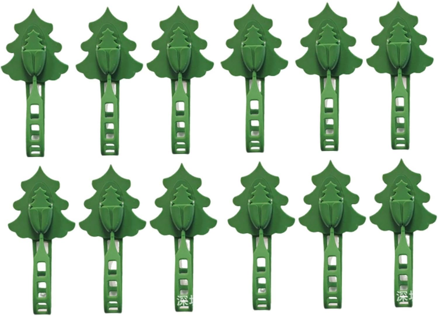 12 Pieces Christmas Garland Hangers Silicone Straps Ties Sticker Hooks Multifunctional Wreath Ties for Home Office Porch