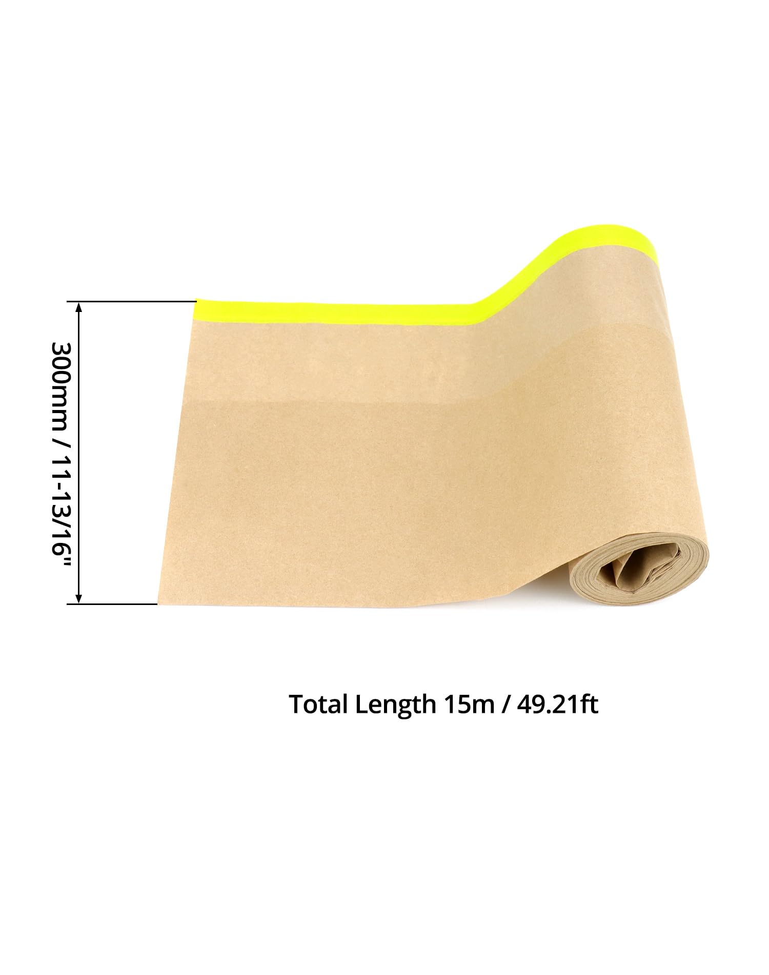 6 Rotoli Carta Per Mascheratura - 30 Cm X 15 M - Nastro Adesivo Per Pittura E Verniciatura