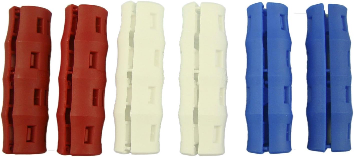 Make Your Own Gold Bars USA Flag Snappy Grips - RED-White-Blue Bucket Handles 6pcs -Mining-Farming-Gardening-Paintig
