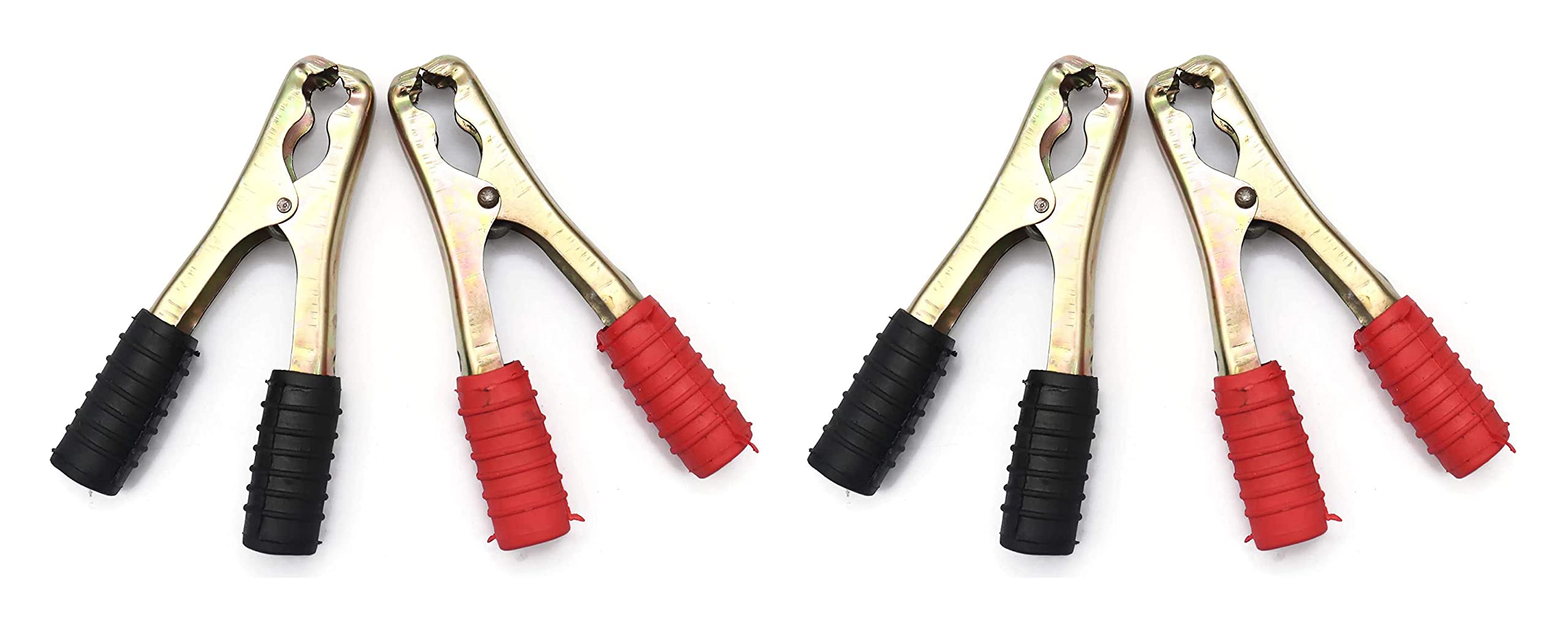 Electronic spices Insulated Durable Heavy Duty Black & Red Boot Metal Spring Loaded Truck Car Battery Electric Test 250 AMP Alligator Clamps Pair of 2 (B09RT1CWZX) Amazon Price History, Amazon Price Tracker