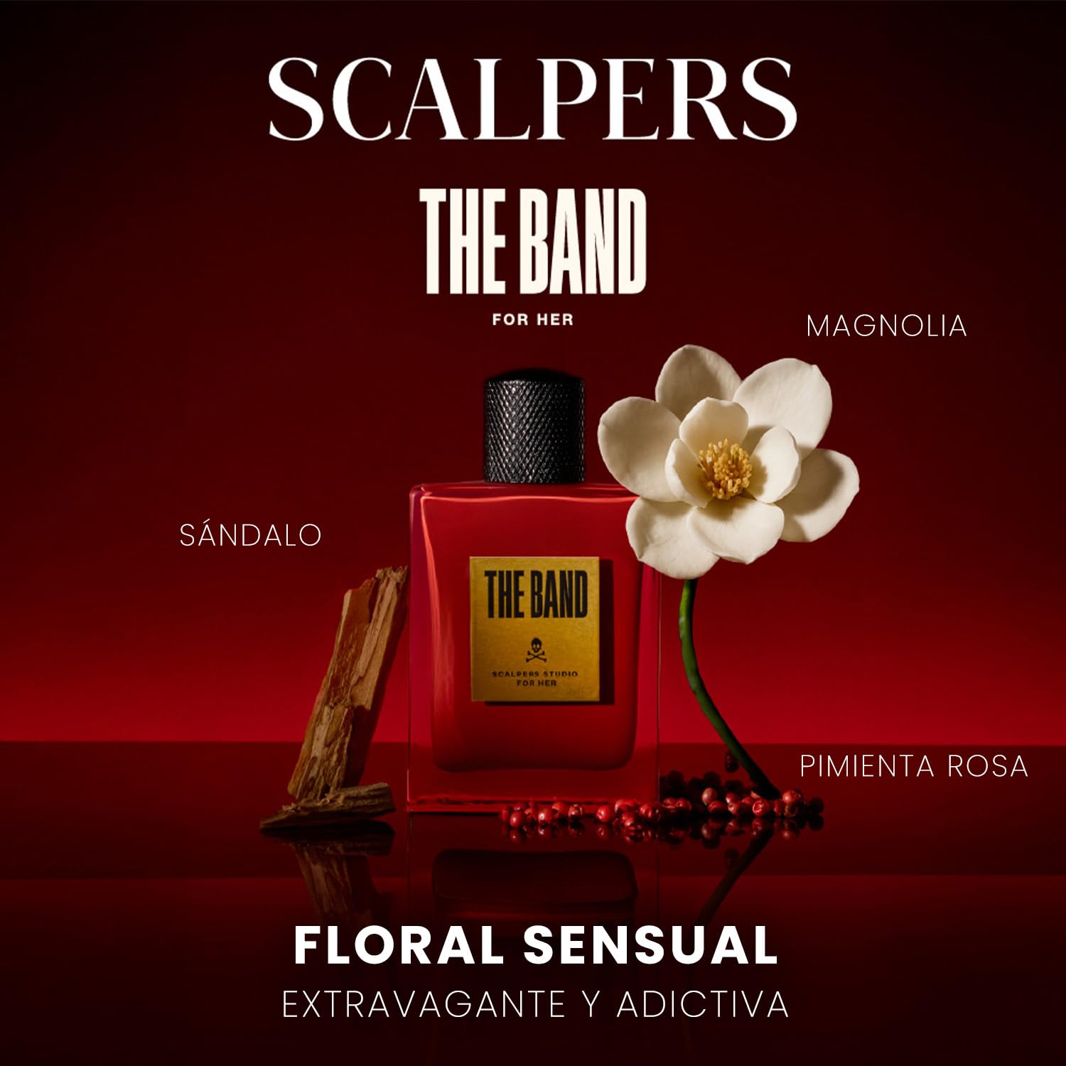 Scalpers The Band For Her, Eau de Parfum, Aroma Floral Ambarado