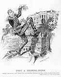 ハーストカートゥーン NOnly A ステッピングストーン マンガ WA Rogers作 10月27日 ウィリアム・ランドルフ・ハーストのウィリアム・ランドルフ・ハースト(オズの魔法使いのかかしとして着用)