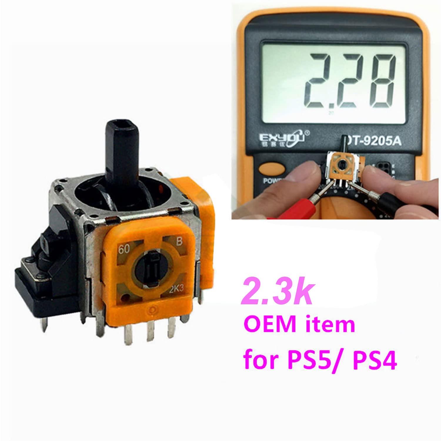 Amazon.com: 120pcs Replacement 3Pin 3D Analog Stick Joystick