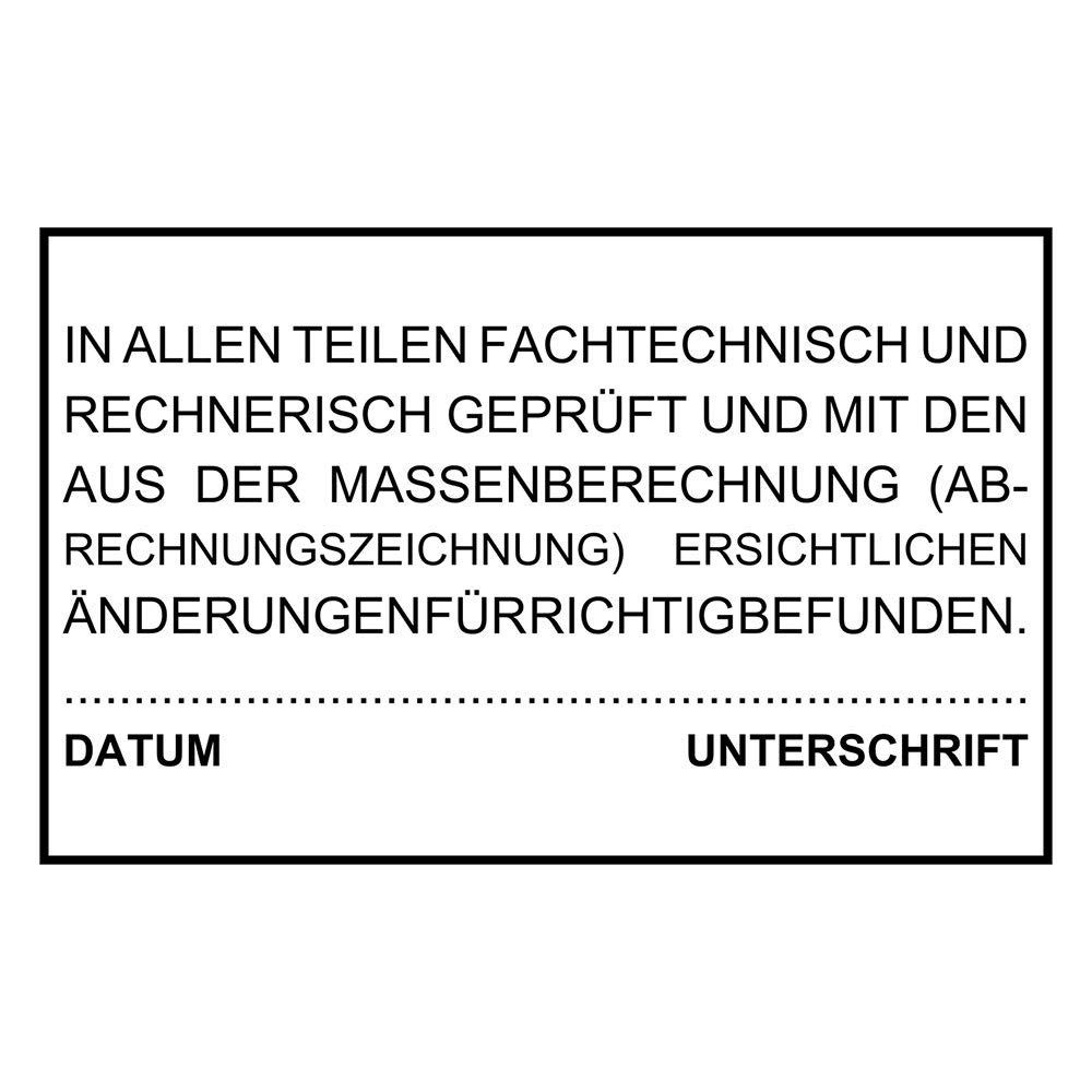 Stempel Colop Classic Line 2600 custom (58x37 mm - 8 Zeilen) mit individueller Textplatte