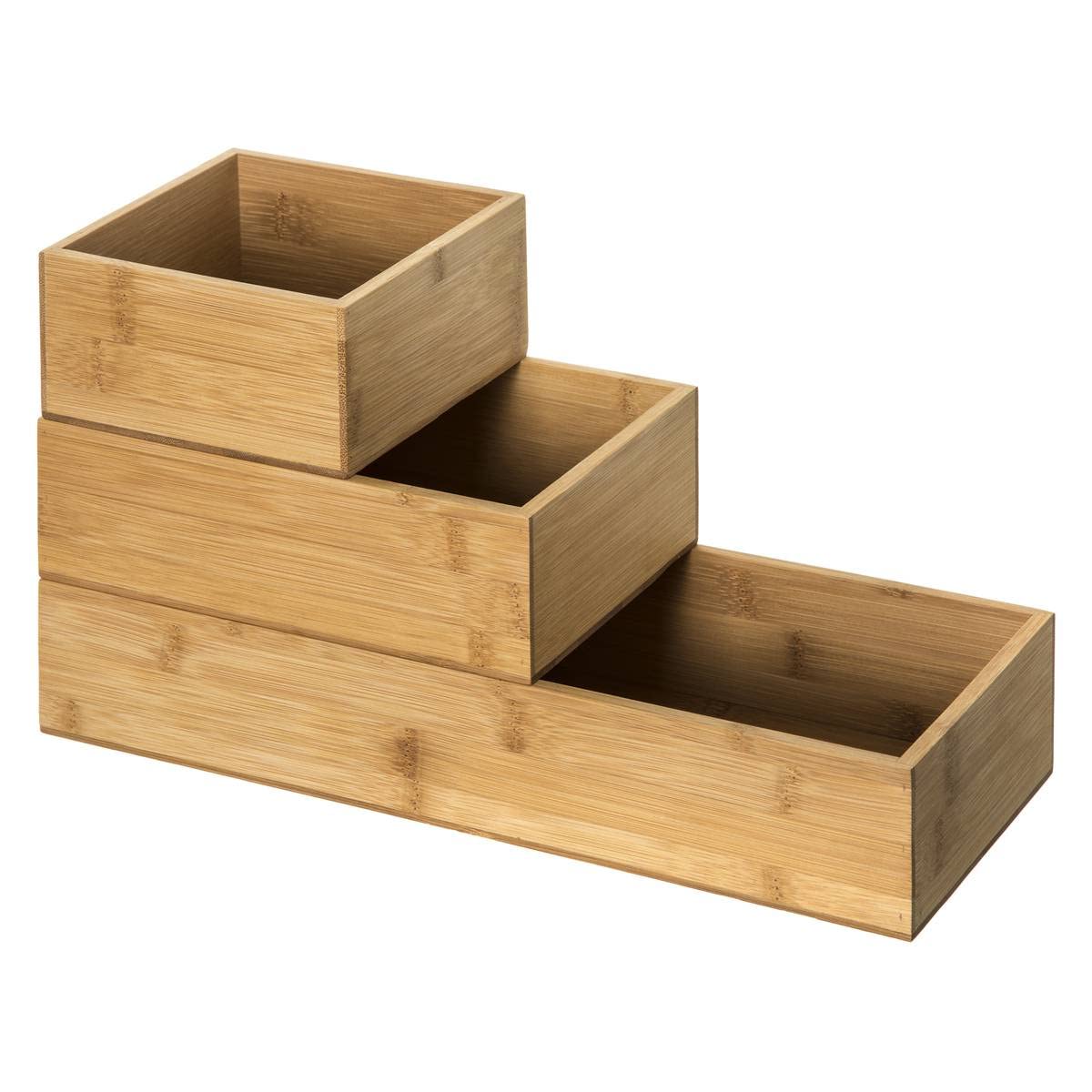 5five - 3 organiseurs empilables bambou