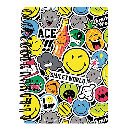 Smiley World Super 3D'Stickers' Carnet A6 Multicolore