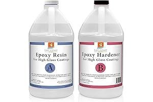 Epoxy Resin 1 Gallon Kit | Resin and Hardener for High Gloss...