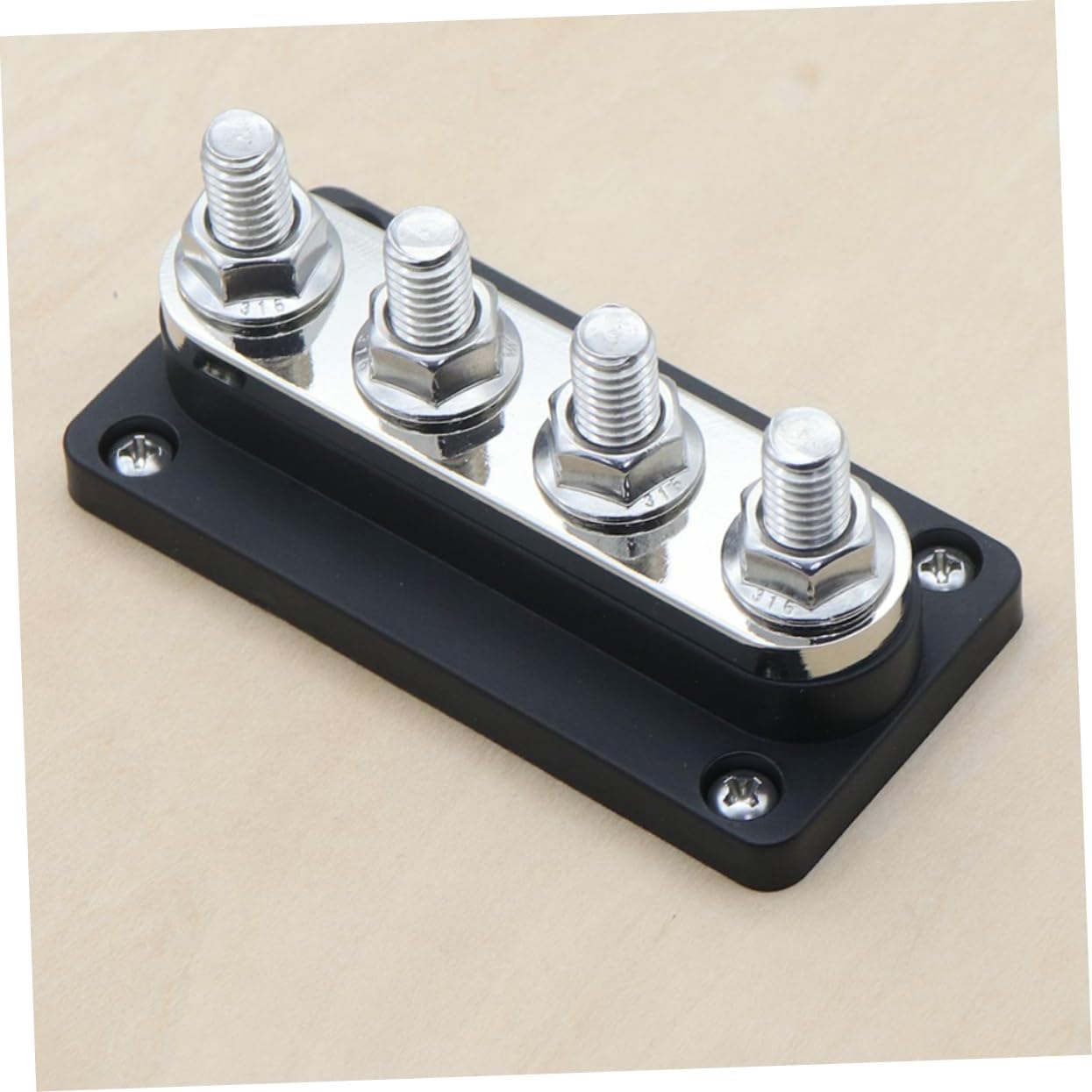 300a Battery Terminal Distribution Block High Wiring Strip Terminal Studs Busbar for Automotive