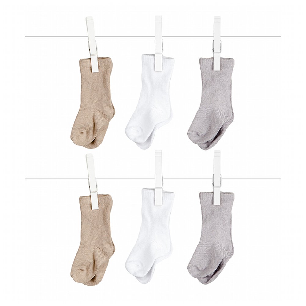 Little Giraffe Box of Socks Silky Solid Assorted Gift Set