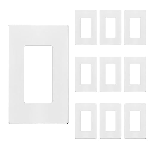 TG Screwless Decorator Wall Plates Child Safe Outlet Covers, Size