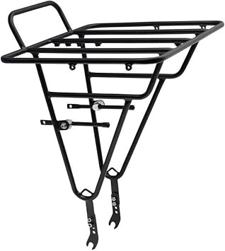 Soma Fabrications Deluxe Porteur Front Bike Rack Silver Stainless Steel Rack For Bike Bicycle Front Rack Bike Accessories Bicycle Carrier Rack Bicycle Cargo Rack Bike Parts And Accessories