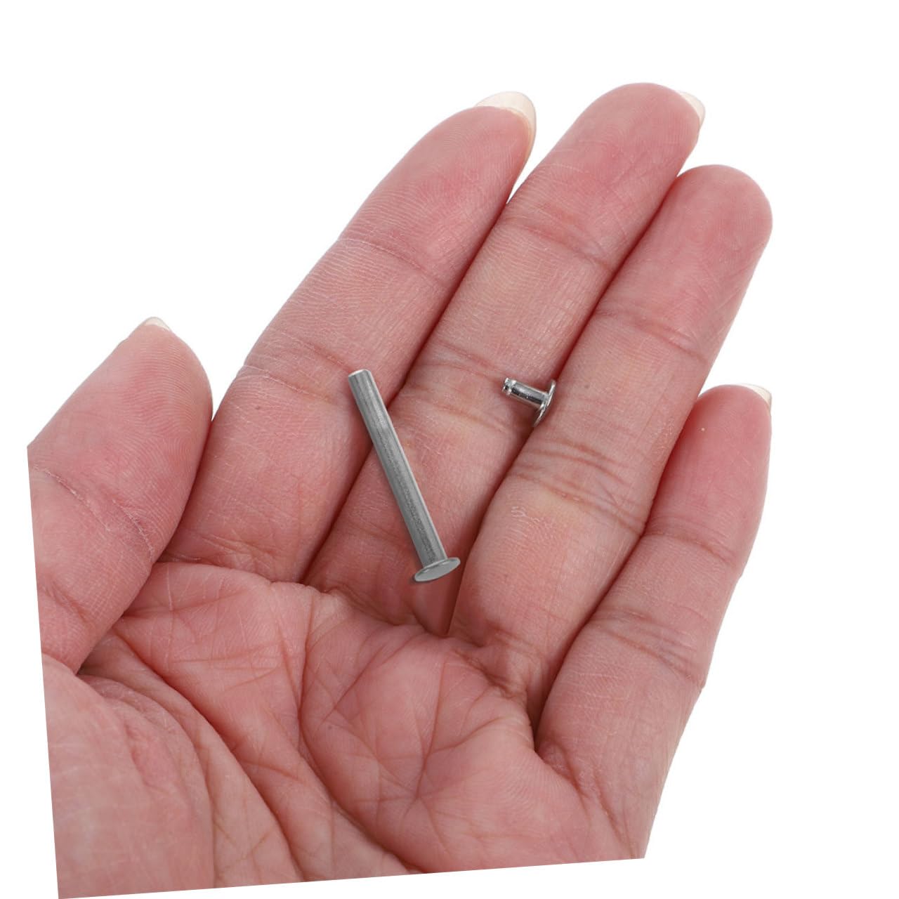 Kit Riparazione Ventaglio Pieghevole 3.00Cm 12 Set di Rivetti e Dadi Accessori per Ventagli Manuali Riparazione e Creazione Fai da Te