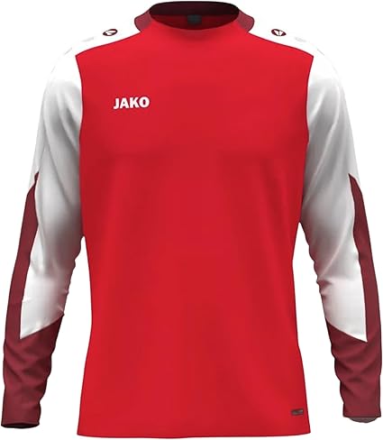 JAKO Unisex shirt met lange mouwen Dynamic, lichtgrijs/wit/grijs, L