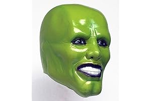 Spooky Jim Carrey's Signature Green Mask for Terrifying Halloween