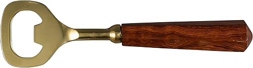 Thirstystone Abrebotellas de acero inoxidable tono dorado 6.75" x 0.75" mango cómodo, diseño atractivo