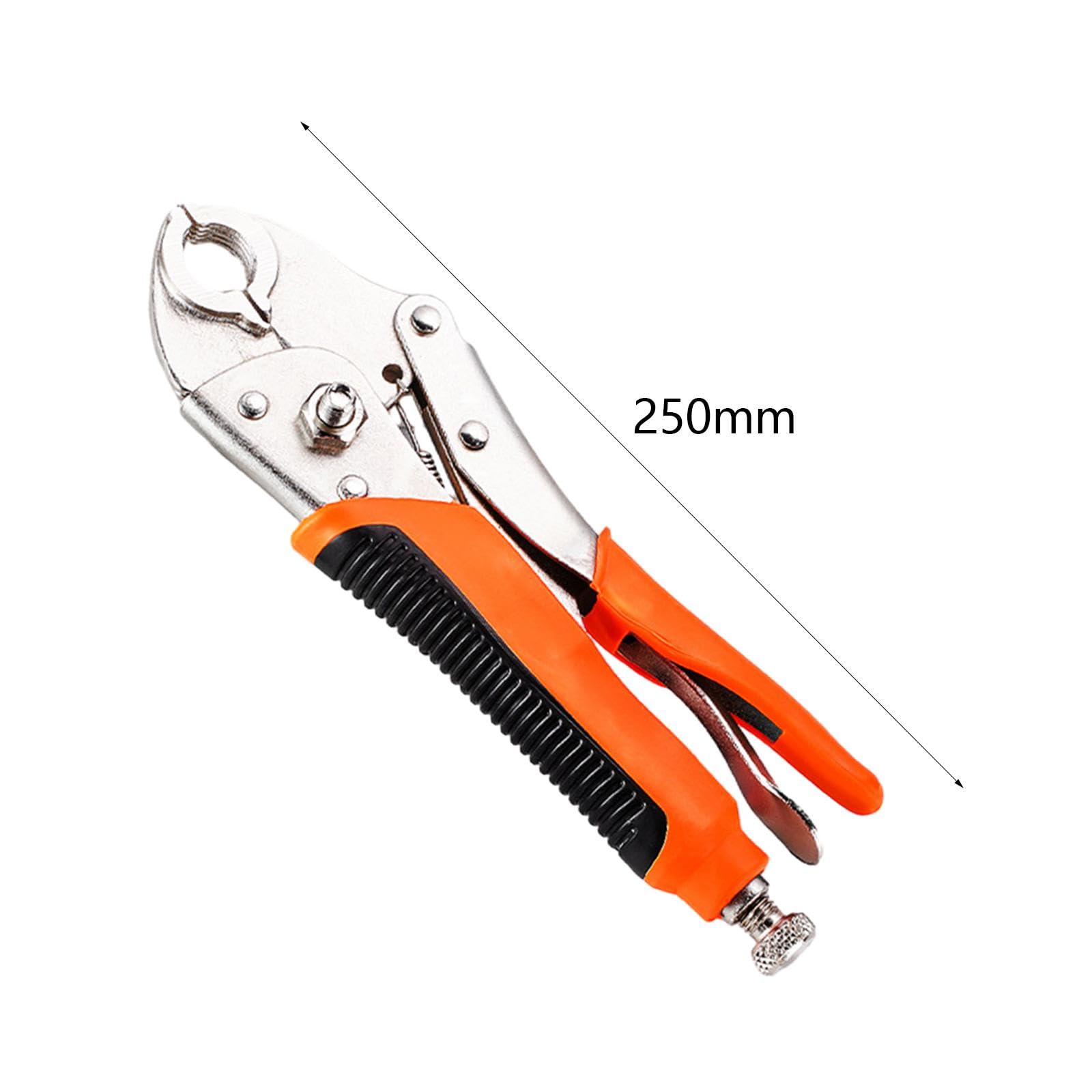 Pinces à Plomberie Pince Plancher Chauffage Clé Spéciale Tube Poignée Ergonomique Caoutchouc Métal Robuste Anti Glisse Réglable pour Démontage Réparat, 0.5 pouces 0.75 pouces
