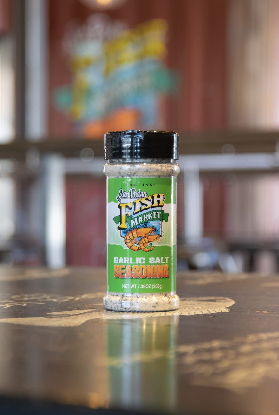 San Pedro Fish Market - Garlic Salt Seasoning - No Sugar, Gluten, or Preservatives - Gourmet Spice Blend - 7.36oz