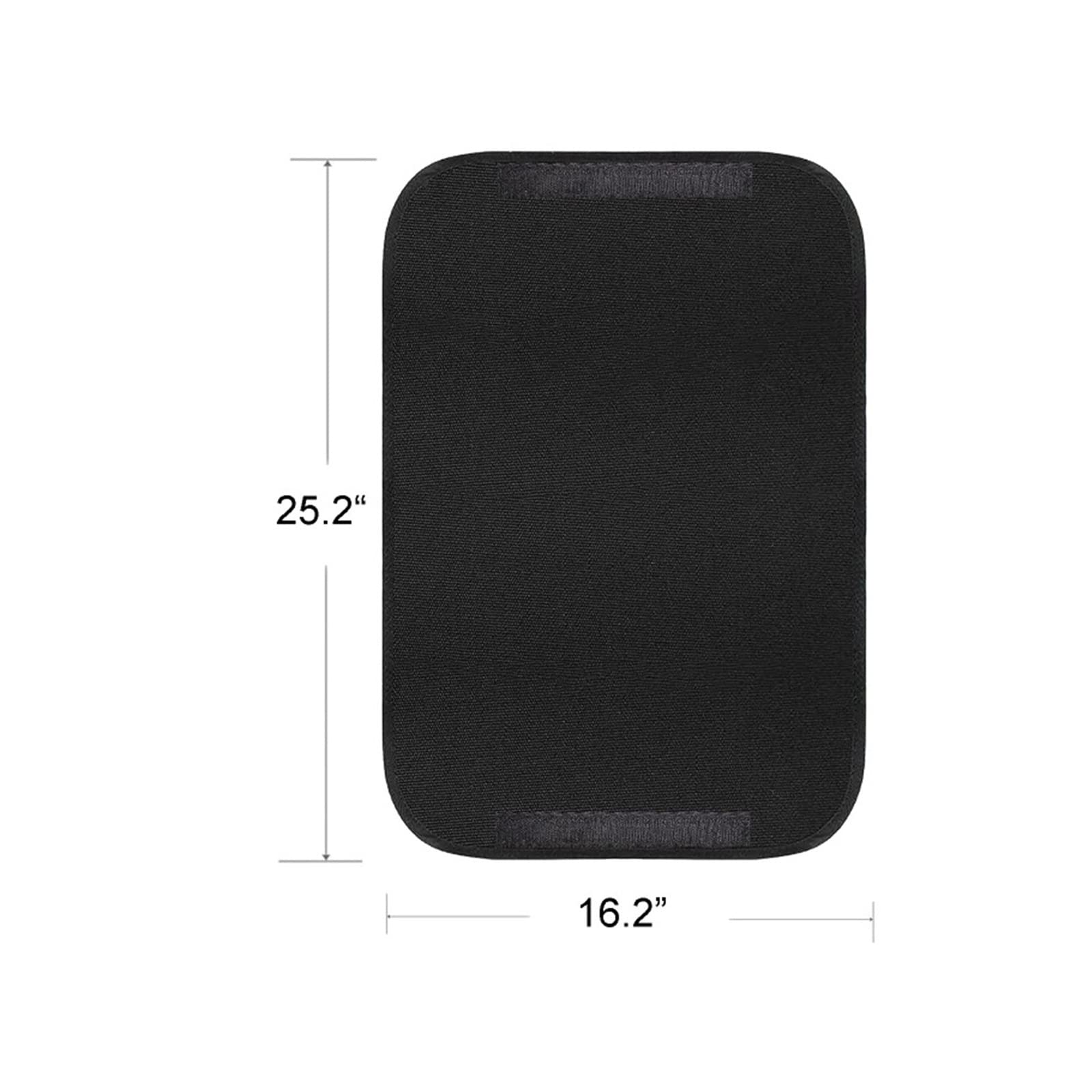 1pc Noir RV Porte et fenêtre Ombre Couverture 64x41cm RV Rideau occultant