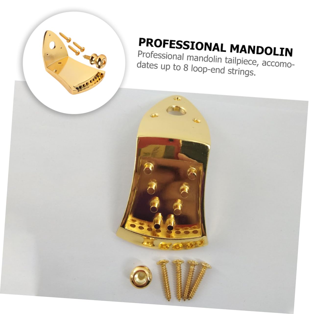 BESTonZON 4ensembles Corde Pour Mandoline Queue Professionnelle Métal Pour Mandoline Cordes Accessoire Pratique Et