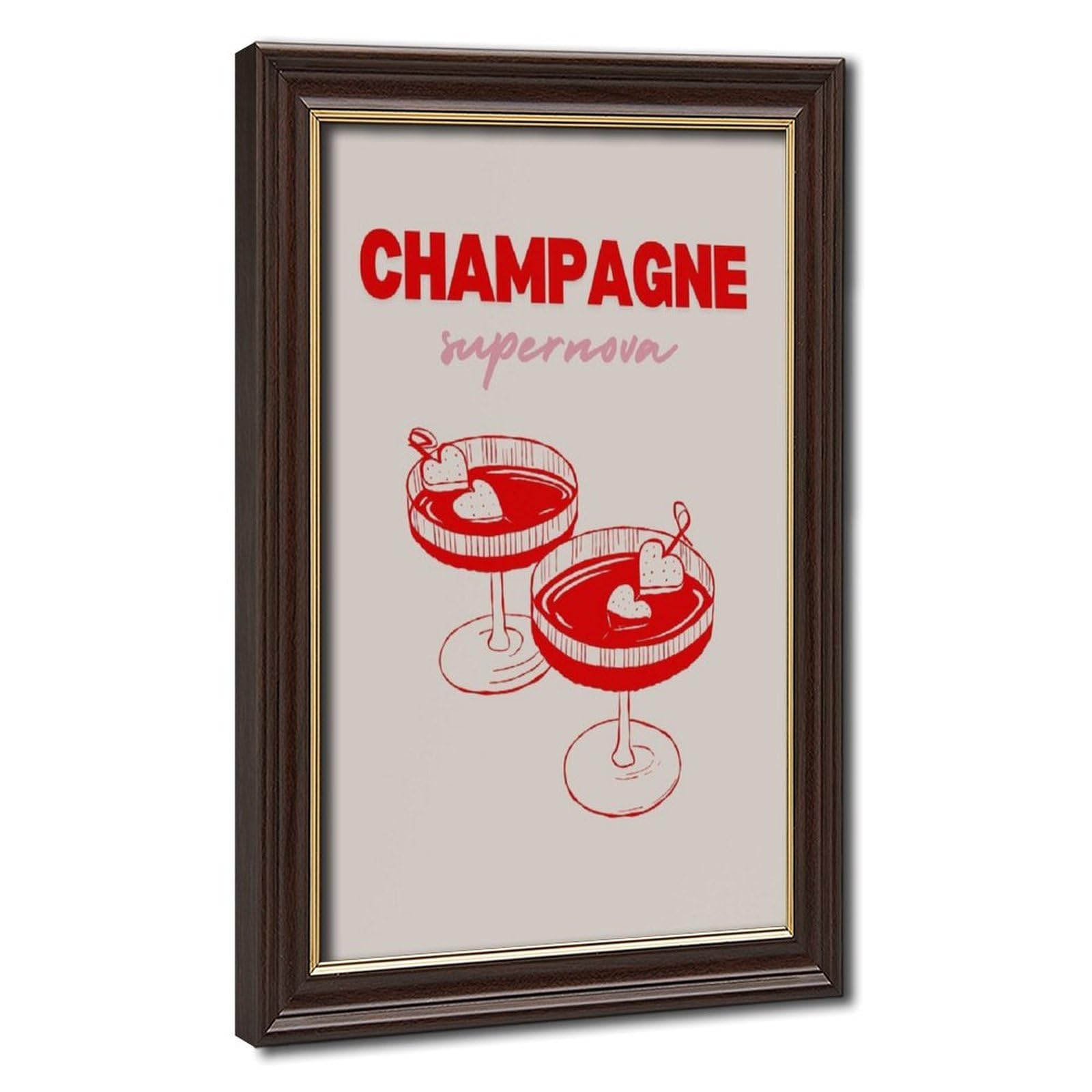 Bareronor Champagne Supernova Canvas Poster Bedroom Decor Landscape Office Room Decor Gift 16" L X 24" W