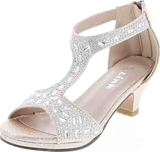 Amazon.com | Link Excited-95K Girl's Glitter Rhinestone T