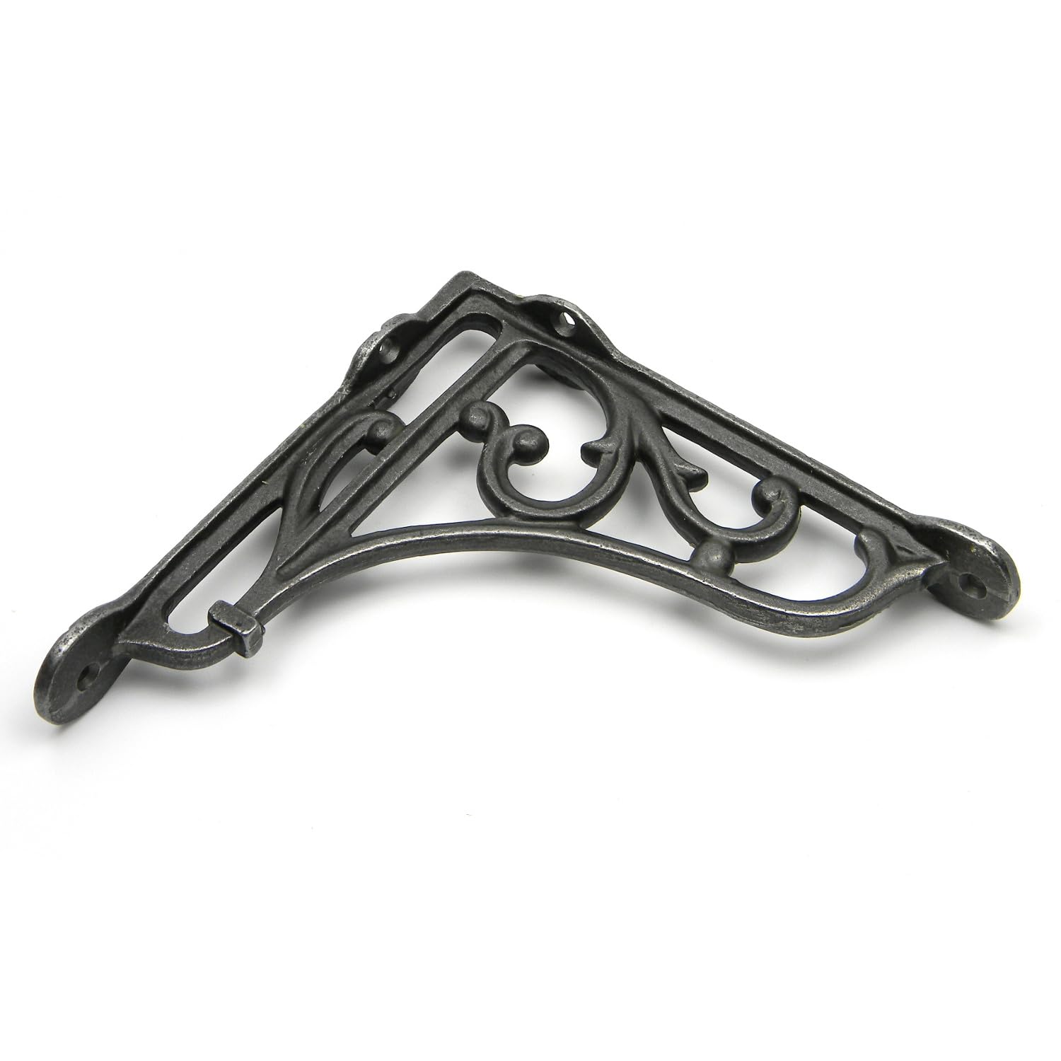 Oakcrafts Cast Iron Pair Of Antique Victorian Style Heritage Shelf Brackets - 150Mm X 150Mm