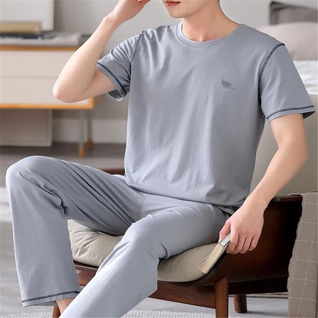 Modal Short-sleeved Trousers Pajamas Men's Thin Section Ice Silk Homewear Suit