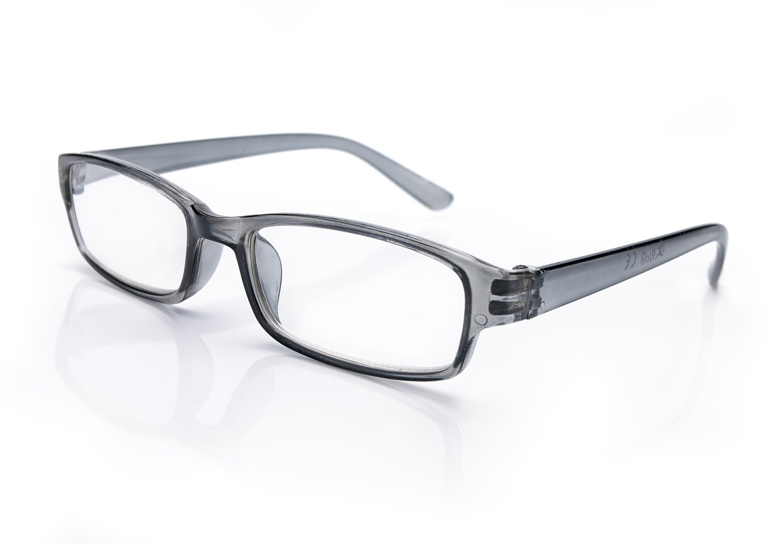 4Sold Unisex Gray Slim Reading Glasses +0.50 +0.75 1.00 +1.5 +2.00 +2.5 +3.5 Brand (, 0.75)