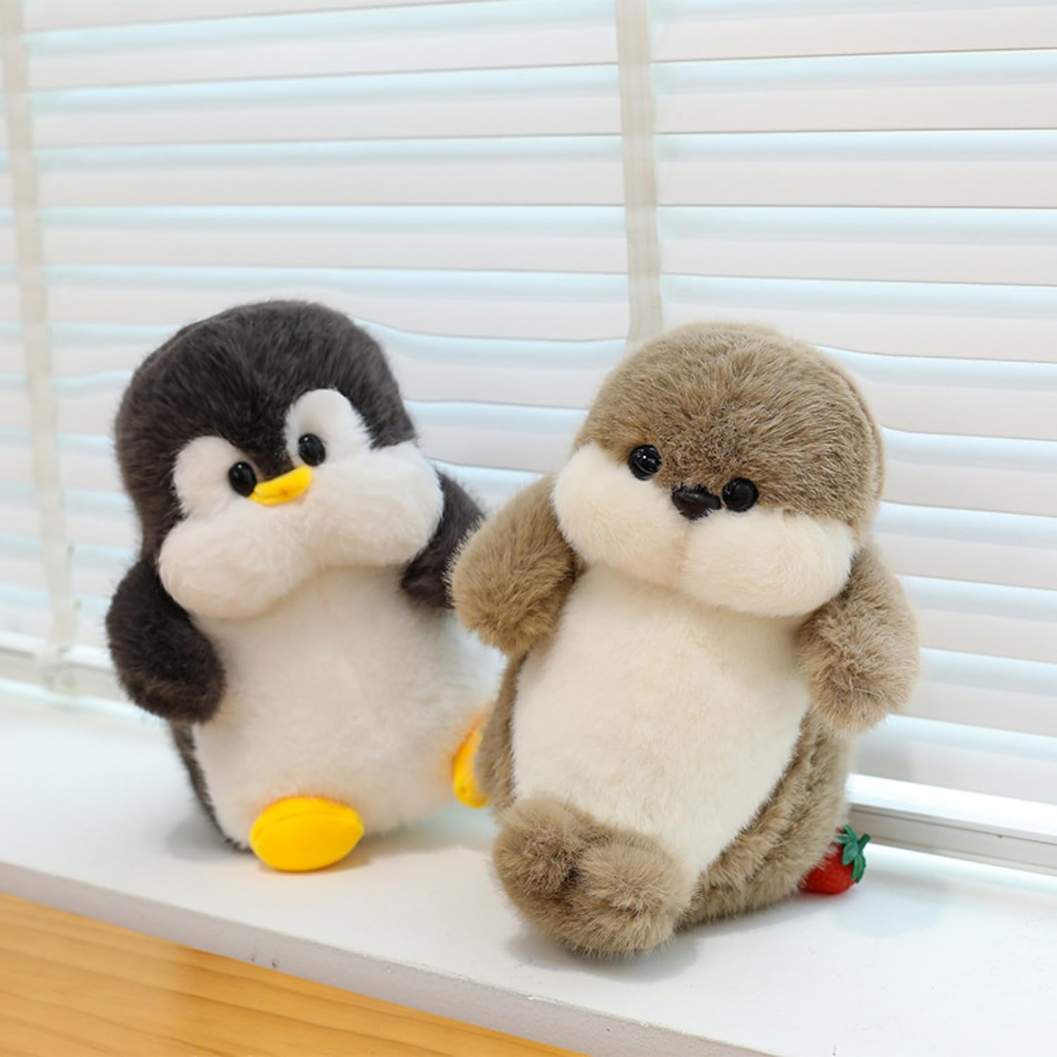 Süßes Seehund Kuscheltier superweiches Stofftier, Matschige Plüschkissen zum Kuscheln & Spielen, Geschenk für Kinder und Erwachsene, perfekte Deko fürs Schlafzimmer oder Wohnzimmer (60cm,pinguin)