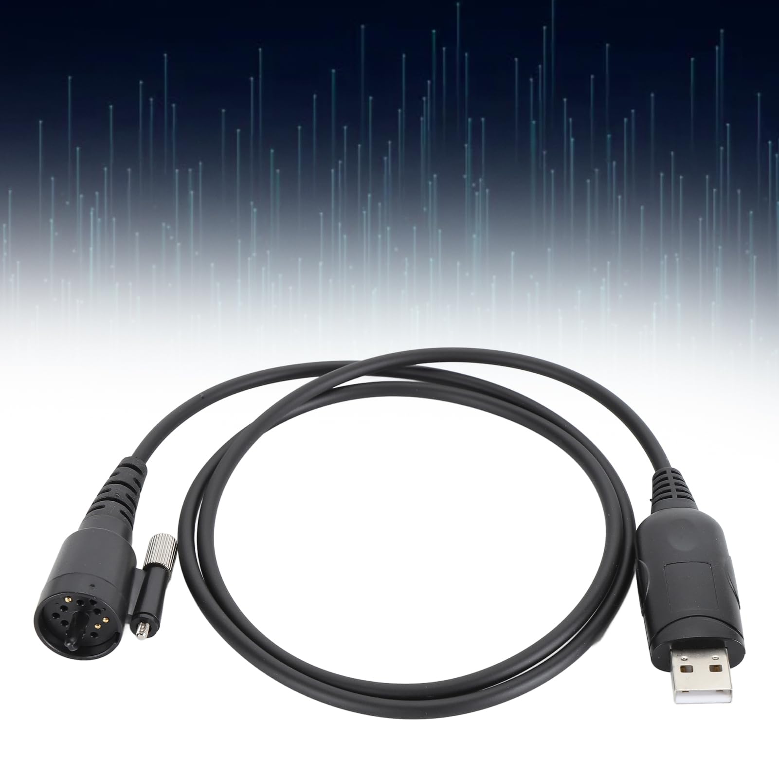 POENVFPO Cavo di Programmazione USB Versatile per Radio, velocità di Trasmissione Stabili, Maggiore produttività, per Professionisti della Programmazione Radio