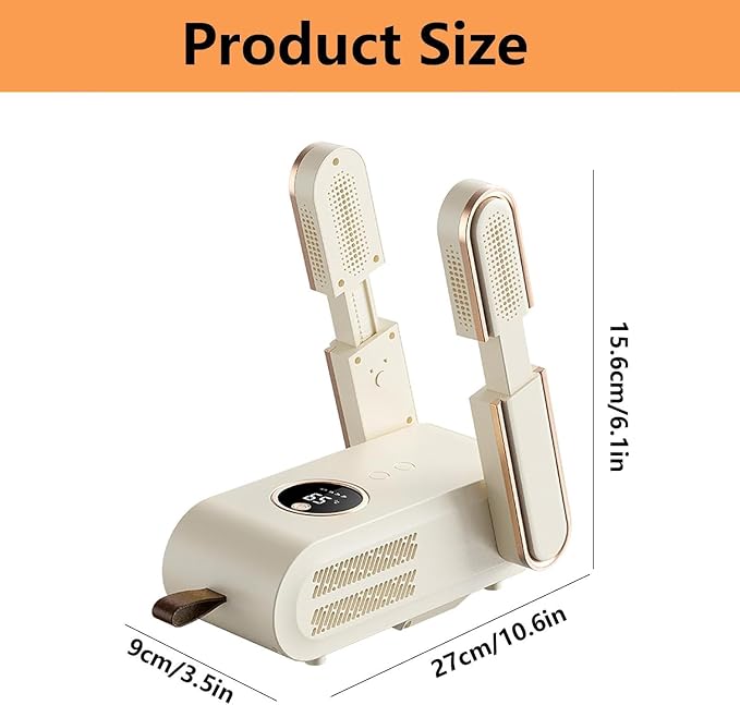 Secador de calzado eléctrico plegable portátil miniatura 3
