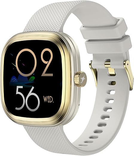 Fastrack Ryz Women Smart Watch with 1.72” Super Ultra VU Display,Dynamic 60Hz Refresh Rate,AI Voice,Functional Crown,1ATM,...