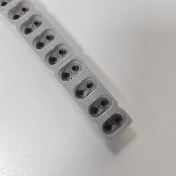 Silicone Conductive Rubber Part Key Contact Strip Buttons Fix Replacemet Contact Pad Keypad Repair for Beginners, 13 keys