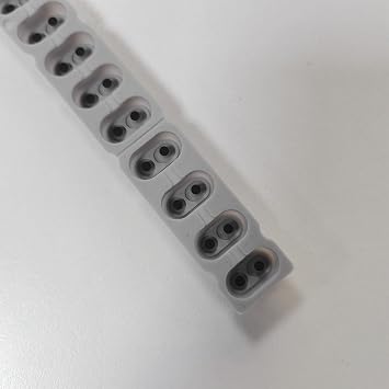 Silicone Conductive Rubber Part Key Contact Strip Buttons Fix Replacemet Contact Pad Keypad Repair for Beginners, 13 keys