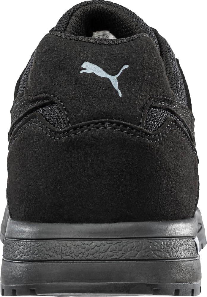PUMA Safety Women's Frontside Work Shoe Composite Toe Slip Resistant Black Grey SD