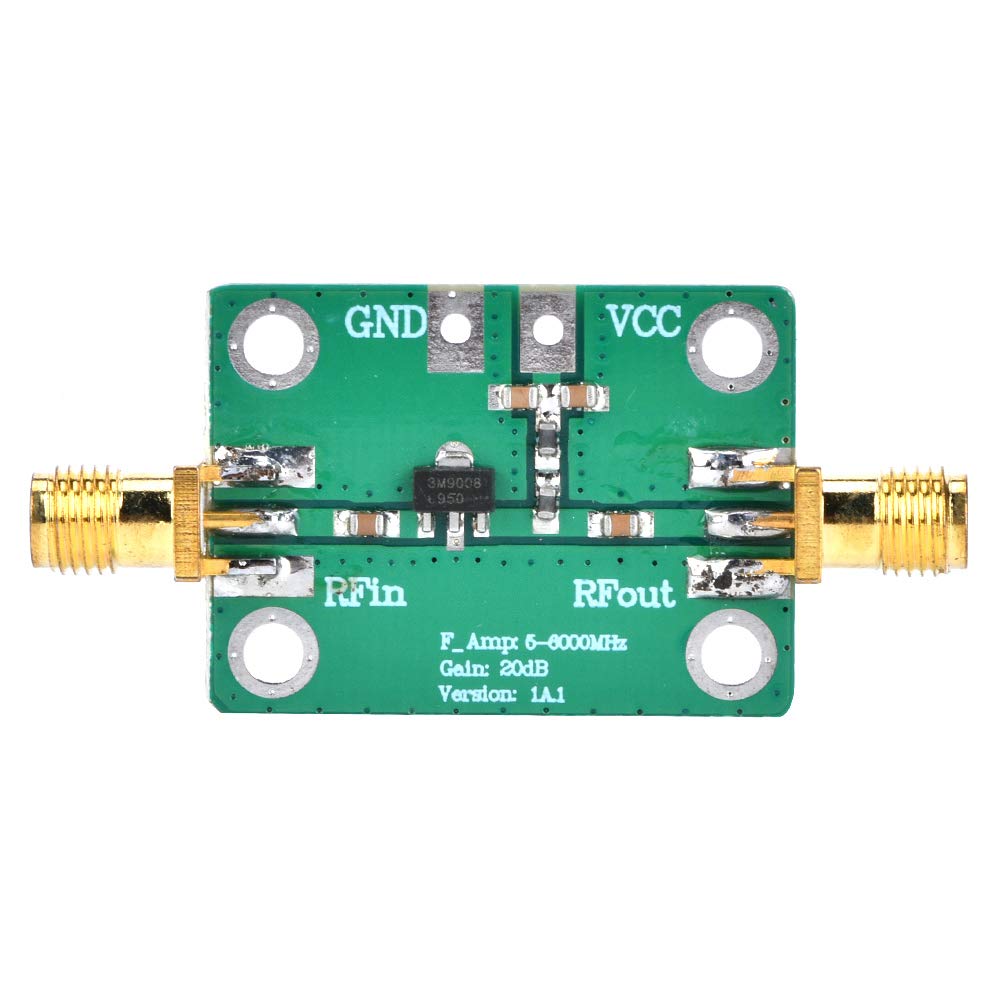 Respicefinem 5 3500MHz Broadband RF Amplifier 20dB High Gain Low Noise LNA Module for Various RF Output Stage Circuits to Increase Communication Distance with Stable Gain and High