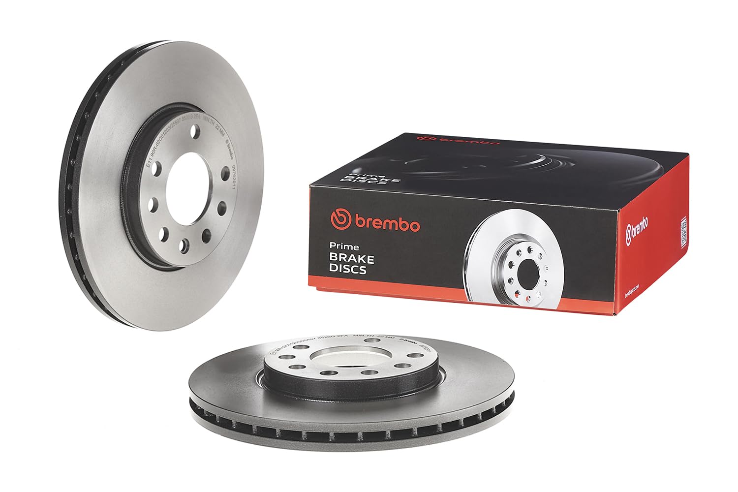 Brembo 09.7629.11 Front Uv Coated Brake Disc - Set of 2